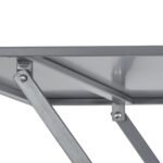 Mesa de jardín plegable de acero - Imagen 4